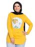 Sun Flower Printed Long - Sleeve Design 30 - Khotwh